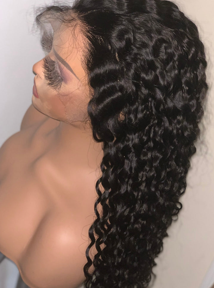 Curly HD Lace Frontal Wig | Lace Frontal Wig | FlashyBeautyPalace