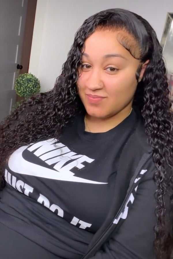 Curly HD Lace Frontal Wig | Lace Frontal Wig | FlashyBeautyPalace