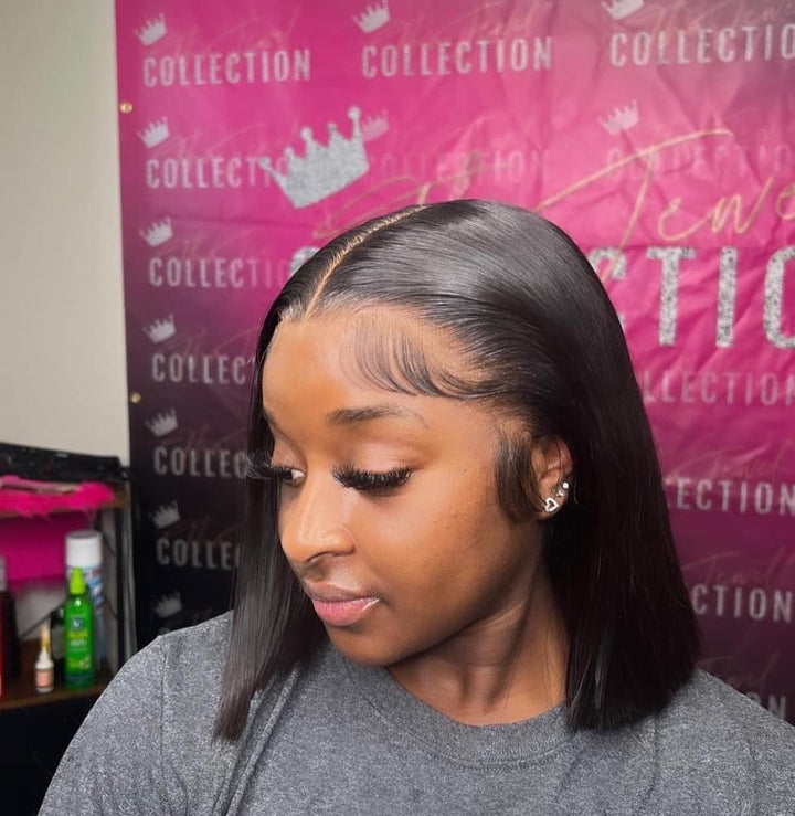 Short Straight Bob | Short Bob Straight Bobs | FlashyBeautyPalace